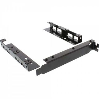 InLine HDD Slotblech, 2x 6,35cm (2,5") HDD zu PCI-Slot, mit