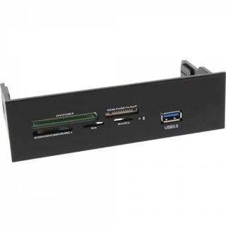 InLine Frontpanel f&uuml;r den DVD-Schacht, Cardreader, 1x USB 3.0