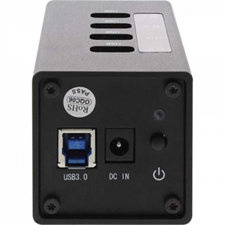 InLine USB 3.0 Aluminium Hub, 4 Port, schwarz, mit 2,5A Netzteil