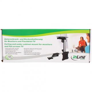 InLine 23163A Deckenhalterung schwarz/silber
