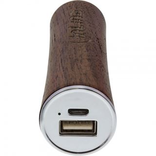 InLine woodpower USB Akku PowerBank 3.000mAh, mit LED Anzeige