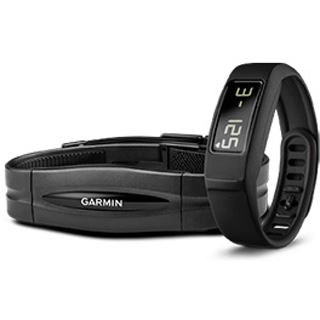 Garmin vivofit 2 Fitness-Armband HRM-Bundle schwarz