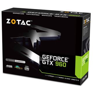 4GB ZOTAC GeForce GTX 960 Aktiv PCIe 3.0 x16 (Retail)