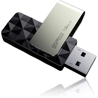 128 GB Silicon Power Blaze B30 schwarz/silber USB 3.0