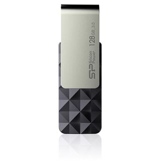 128 GB Silicon Power Blaze B30 schwarz/silber USB 3.0