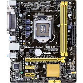Asus H81M-D R2.0 Intel H81 So.1150 Dual Channel DDR3 mATX Retail